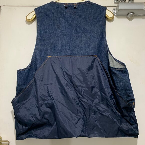 VINTAGE KMART BLUE DENIM VESTS SIZE L - Picture 3 of 7